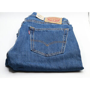 Levi Men's 505 Regular Fit Jeans, Dark Stonewash, 32W X 34L